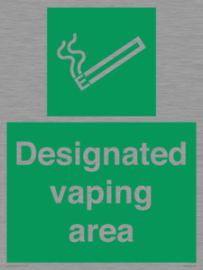 Designated vaping area